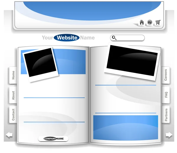 Website design — Stock Vector