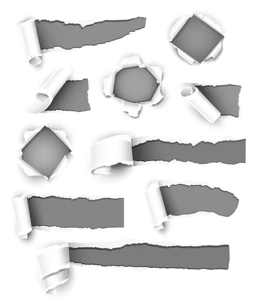 Papier gris — Image vectorielle