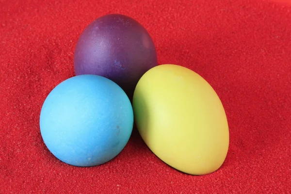 三个复活节彩蛋 — 图库照片