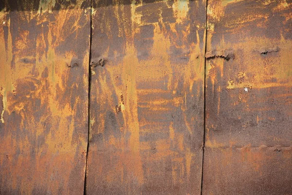 Placas de ferro enferrujado — Fotografia de Stock