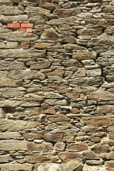 Zeď z přírodních kamenů — Stock fotografie