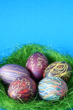 Easter eggs clipart