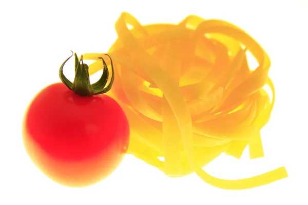 Tomate e macarrão — Fotografia de Stock