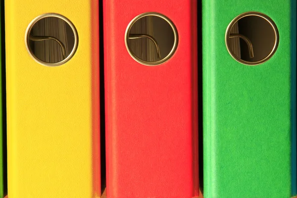 stock image Colorful binders