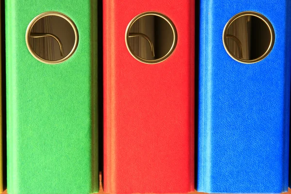 stock image Colorful binders