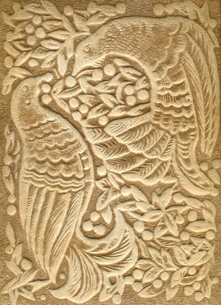 stock image Embossed Ornament with Birds