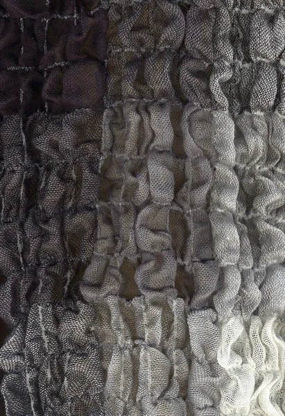 Stupně šedi abstraktní tkanina — Stock fotografie