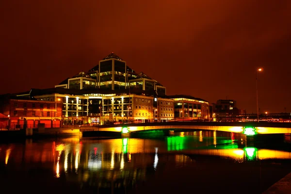 Dublin per nacht — Stockfoto
