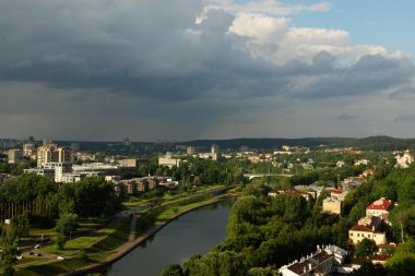 Vilnius- panorama clipart