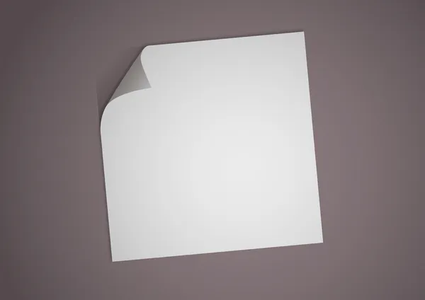 Загнутого куточка паперу — стоковий вектор