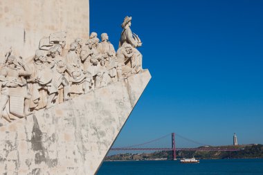 The Padrao dos Descobrimentos in Lisbon ,Portugal clipart