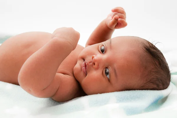 アフリカ系アメリカ人のかわいい赤ちゃん — ストック写真