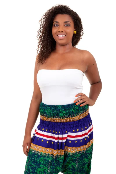 Gyönyörű afrikai tizenéves lány — Stock Fotó