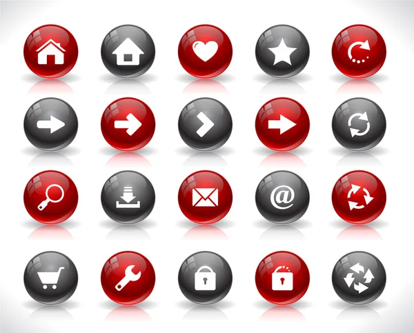 stock vector Buttons for web. Vector.