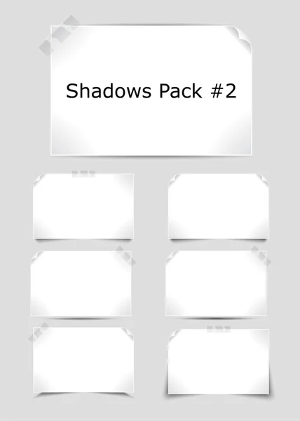 Sombras paquete — Vector de stock
