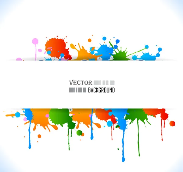 Colour grunge poster — Stock Vector