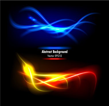Color abstract glowing background clipart