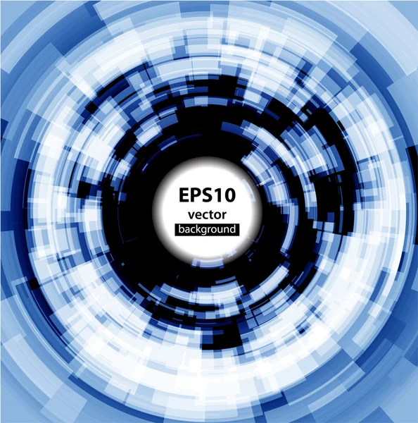 Abstrakt techno cirkel bakgrund. EPS 10. — Stock vektor