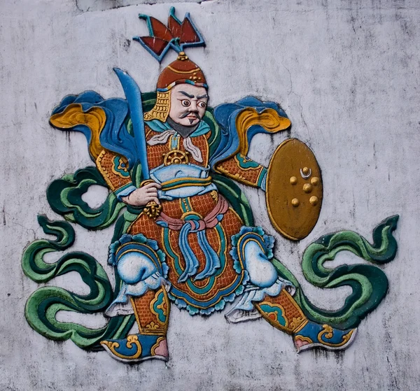 Buddyjski sztukaterie — Zdjęcie stockowe