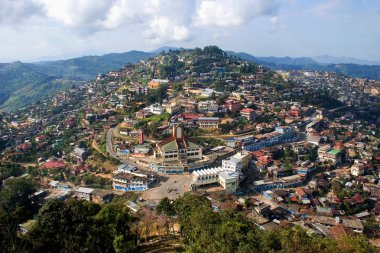 Village Kohima, state of Nagaland,India clipart