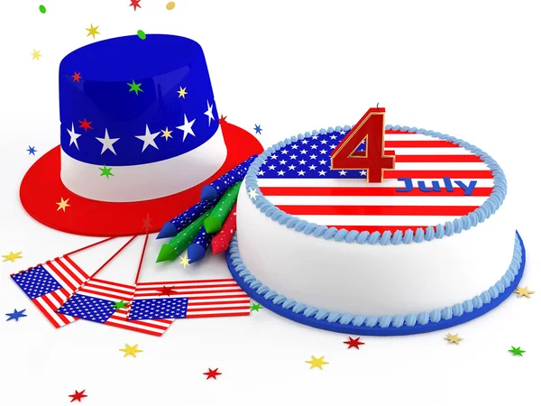 Decorations for Independence Day — Stockfoto
