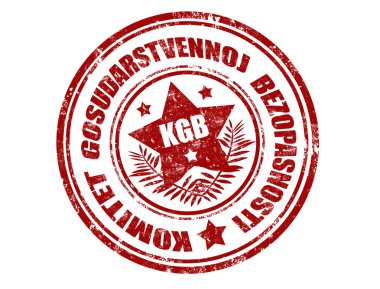 KGB stamp clipart