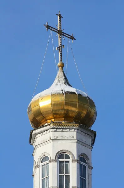 Belfry de igreja ortodoxa russa — Fotografia de Stock