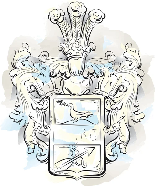 Emblème vintage au Monténégro — Image vectorielle