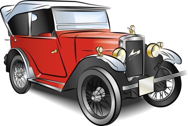 Drawing of the car clipart