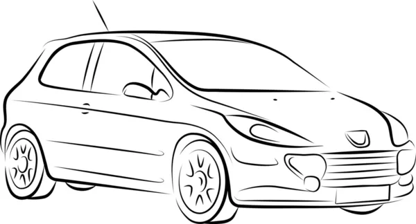 Desenho do carro —  Vetores de Stock