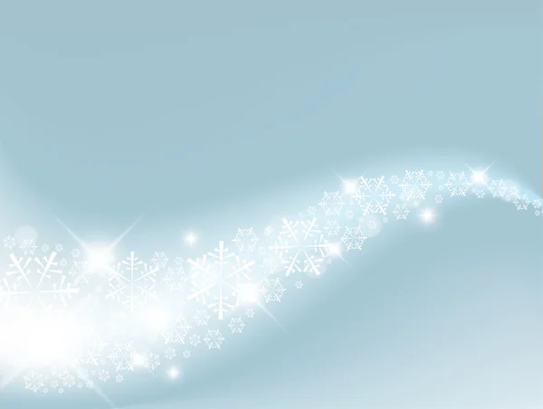 水色の抽象的なクリスマス背景 — ストックベクタ