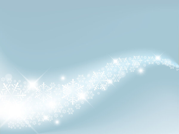 Светло-синий абстрактный фон Рождества
