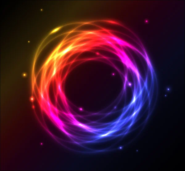 Fond plasma coloré — Image vectorielle