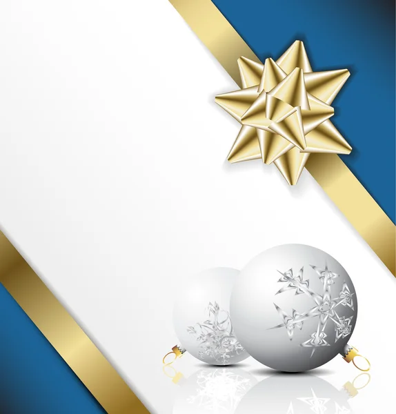 素敵なクリスマス カードの背景 — ストックベクタ
