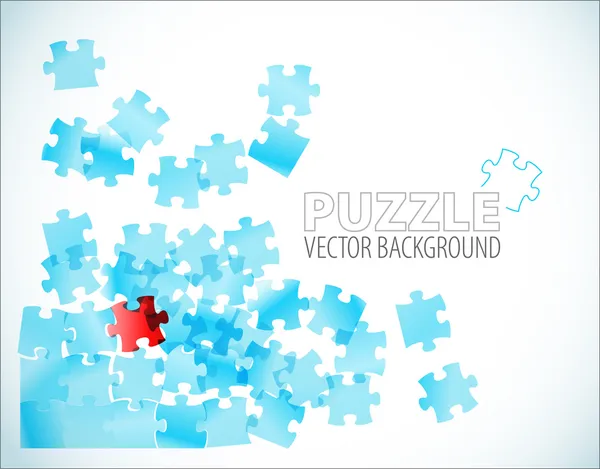 Pozadí abstraktní puzzle — Stockový vektor
