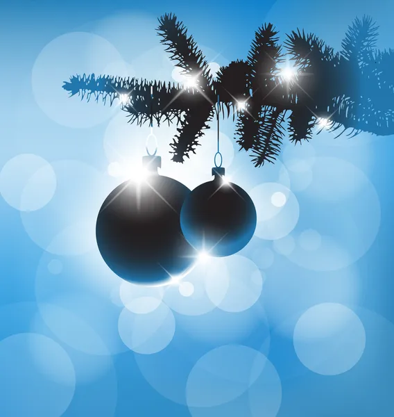 Carte vectorielle de fond de Noël — Image vectorielle