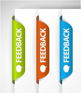 Feedback Labels Stickers clipart