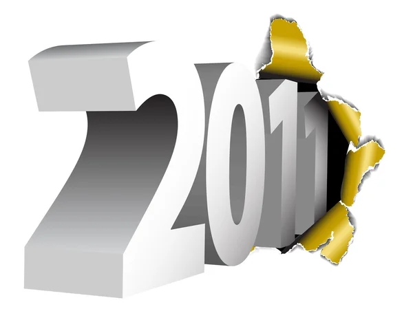 Новый год 2011 — стоковый вектор