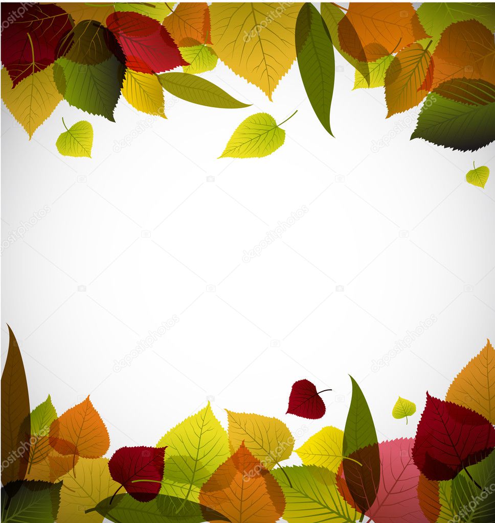 Autumn leafs abstract background