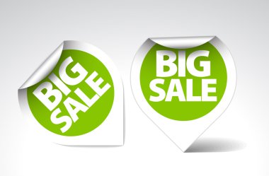 Round stickers for big sale clipart