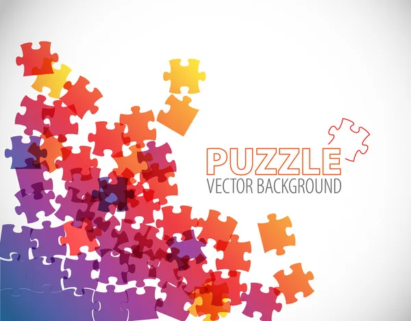 Abstract puzzle background — Stock Vector