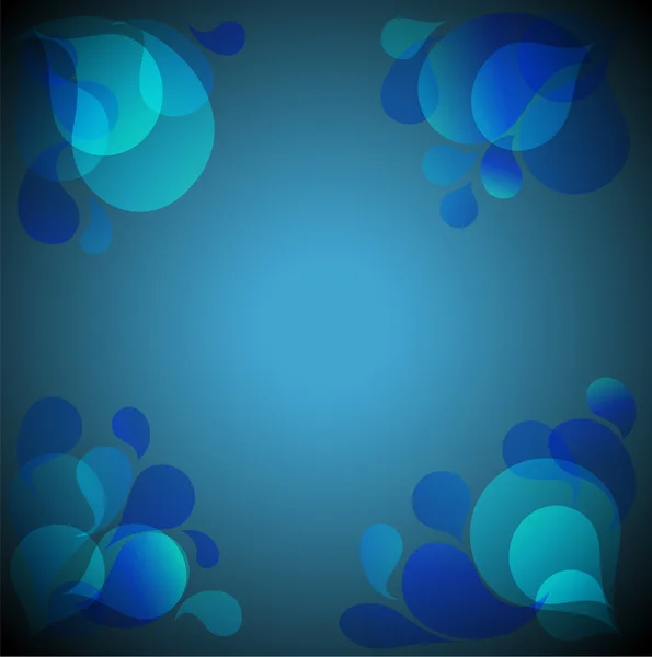 뚜렷 한 푸른 배경 — 스톡 벡터