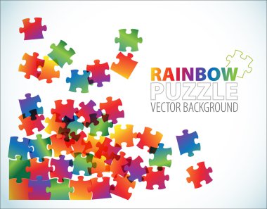 Abstract background - puzzle clipart