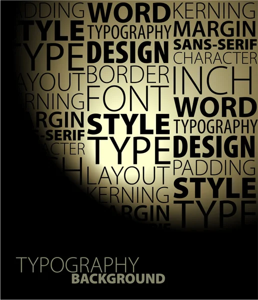 Abstraktní design a typografie pozadí — Stockový vektor