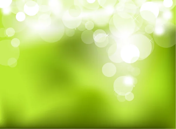 Abstrato verde brilhante fundo — Vetor de Stock