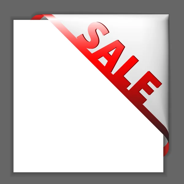 Sarok szalag cikkek eladása — Stock Vector