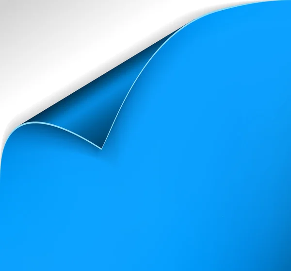 Papier bleu avec une boucle — Image vectorielle
