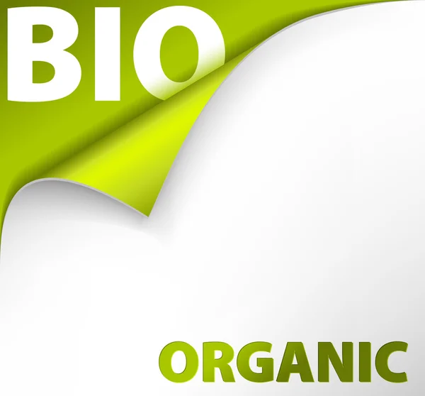 Segnalibro di sfondo per organico — Vettoriale Stock