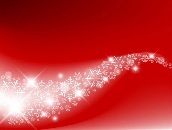 红色抽象圣诞节背景 — 图库矢量图片