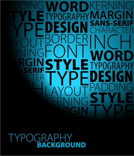 Abstrakt design och typografi — Stock vektor